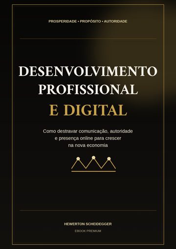 Capa do e-book Desenvolvimento profissional e Digital
