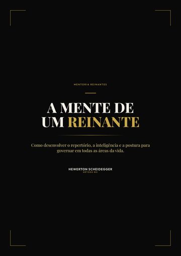 Capa do e-book A Mente de um Reinante